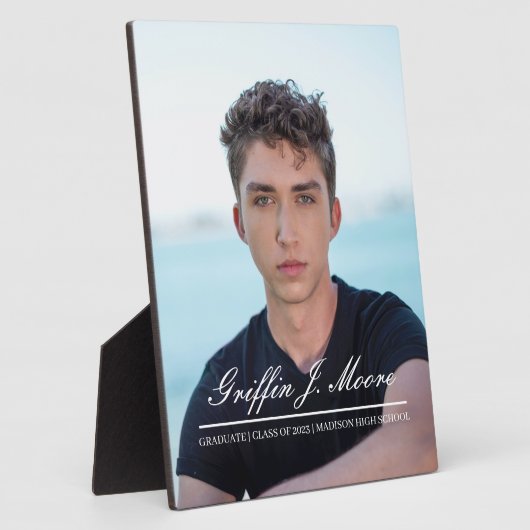 Guy Grad Modern Graduate Plaque photo (Côté)