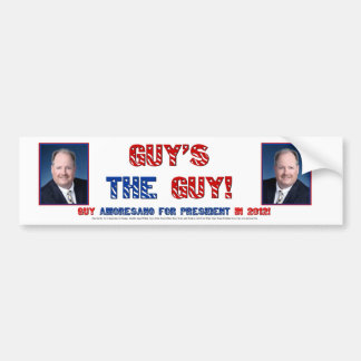 Guy is de Guy in 2012 Bumpersticker