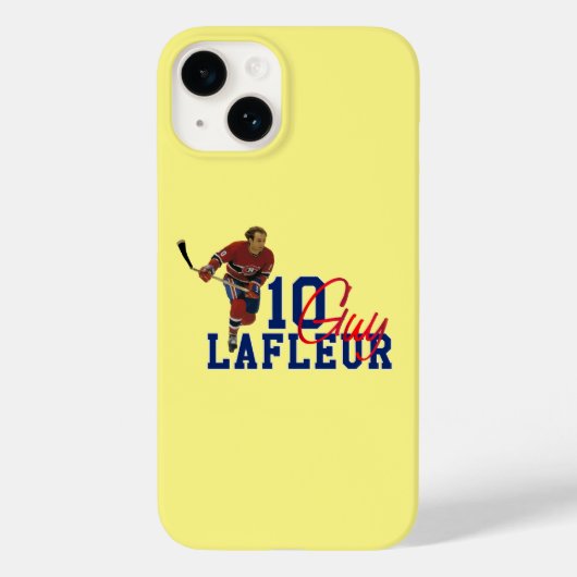Guy Lafleur Ice Hockey Legend Case-Mate iPhone Case (Achterkant)