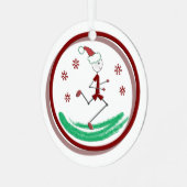 Guy Metal Ornament Holiday Runner (Voorkant links)