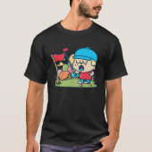 Guy Playing Golf Golf Easter T-shirt (Voorkant)