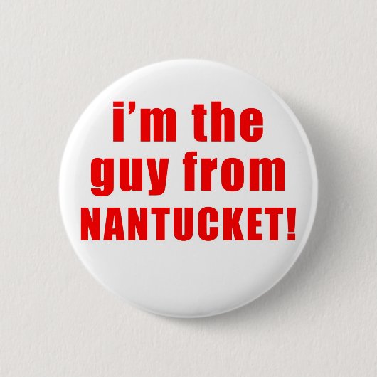 Guy uit Nantucket Button (Voorkant)