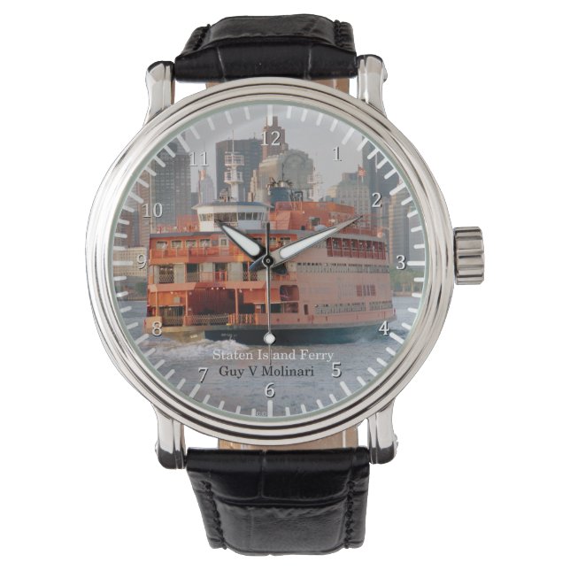 Guy V. Molinari horloge (Voorkant)