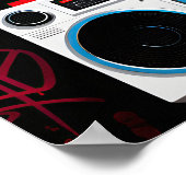 Guy with Red Shades Pop Art Poster (Hoek)