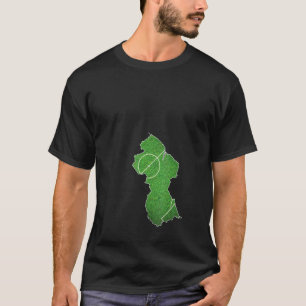Guyaanse voetbalveld t-shirt