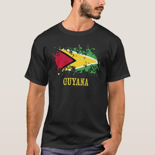 Guyaian enthusiasts for Guyana and Guyana T-shirt (Voorkant)