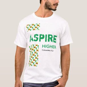 Guyana ASPIRE HOGER Christelijke scripts T-shirt