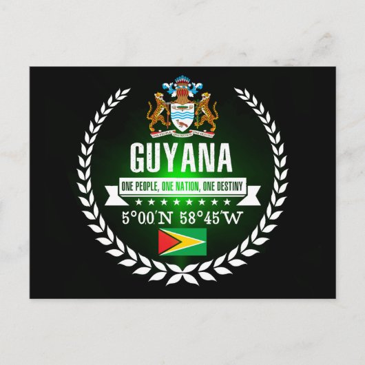 Guyana Briefkaart (Voorkant)