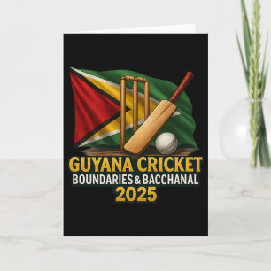 Guyana Caribisch Cricket 2025 Grenzen En Kanaal Kaart