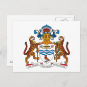 Guyana Coat of Arms Briefkaart (Voorkant / Achterkant)