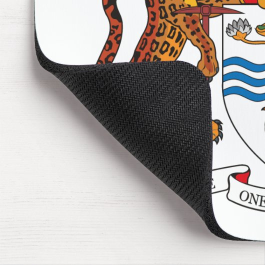 Guyana Coat of Arms Mousepad Muismat (Hoek)
