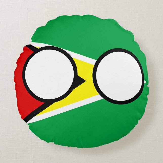 Guyana Countryball kussen (Voorkant)