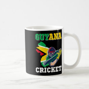 Guyana Cricketspeler Vlag Jersey Guyana Sport Koffiemok