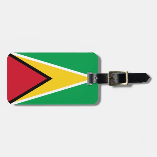 Guyana Flag Bagagelabel (Voorkant horizontaal)
