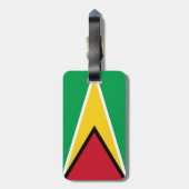 Guyana Flag Bagagelabel (Achterkant verticaal)