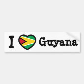 Guyana Flag Bumpersticker (Voorkant)