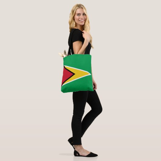 Guyana Flag Canvas tas (Op model)