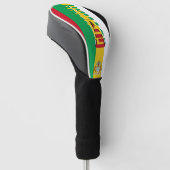 Guyana Flag Gorheerlijk Patriotic Golfheadcover (Schuin)