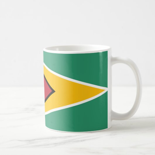 Guyana Flag Keramische Koffie Mok (Rechts)