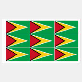 Guyana Flag Labels (Vel)