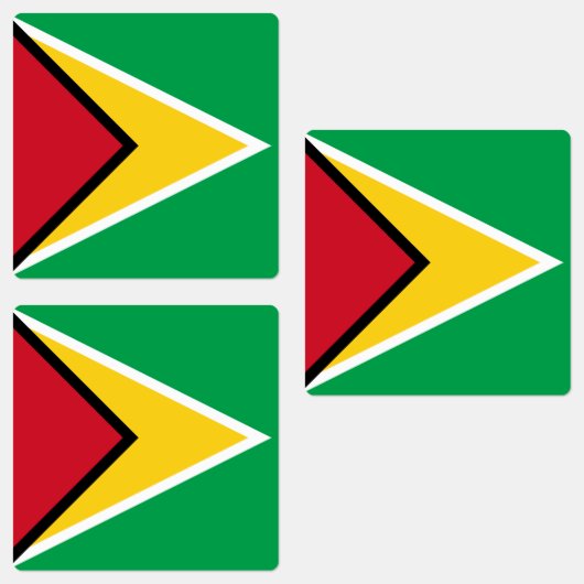 Guyana Flag Labels (Groep)
