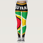Guyana Flag Leggings (Voorkant)