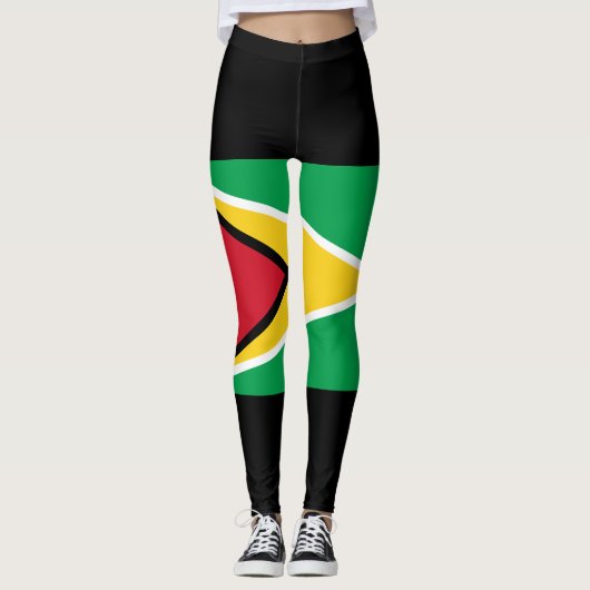 Guyana Flag Leggings (Voorkant)