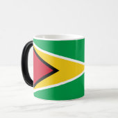 Guyana Flag Magische Mok (Voorkant links)