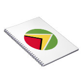 Guyana Flag Notitieboek (Rechterzijde)