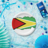 Guyana Flag Papieren Bordje (Feest)