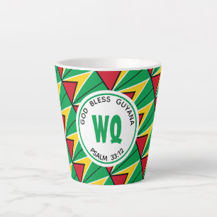 GUYANA FLAG Patriotic Guyanese Latte Mok
