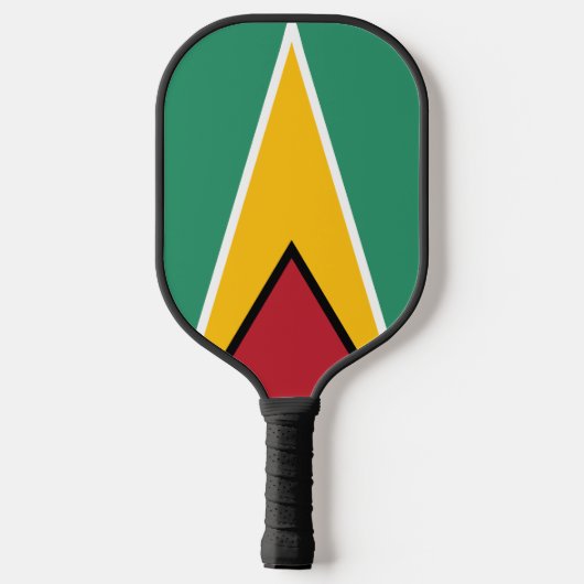 Guyana Flag Pickleball Paddle (Achterkant)