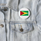 Guyana Flag Ronde Button 5,7 Cm (In situ)