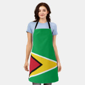 Guyana flag  schort (Gedragen)