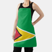 Guyana flag  schort (Insitu)