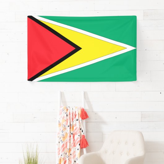 Guyana Flag Spandoek (Insitu)