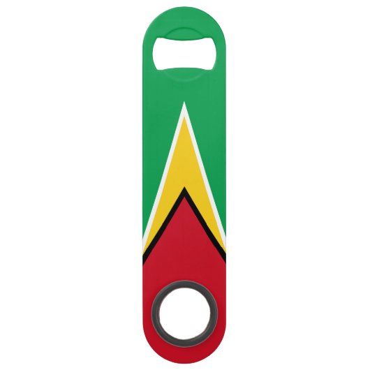 Guyana Flag Speed Flessenopener (Achterkant)