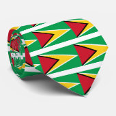 Guyana Flag Stropdas (Opgerold)