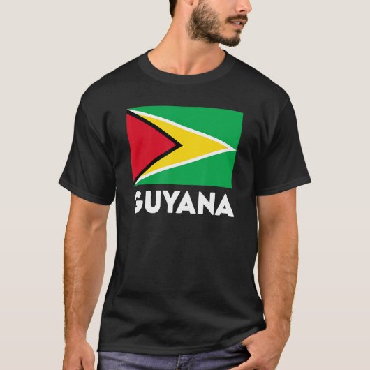 Guyana Flag T-shirt (Voorkant)