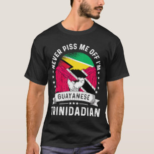 Guyana Flag Trinidad en Tobago Grown Humor Pride T-shirt
