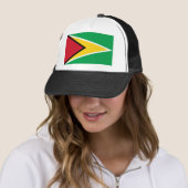 Guyana Flag Trucker Pet (In situ)