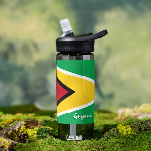 Guyana fles, patriottische Guyana vlag Waterfles