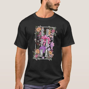 Guyana Flowers Floral Guyanese T-shirt