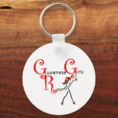 Guyana Girl Sleutelhanger (Voorkant)