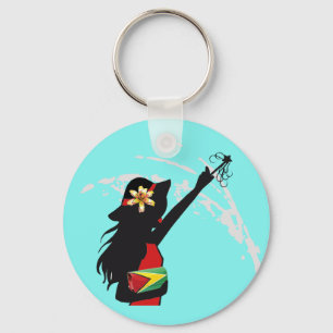 Guyana Girl Sleutelhanger