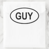 Guyana "GUY" Ovale Sticker (Tas)
