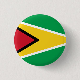 Guyana Guyanese vlag Independence Caribbean Ronde Button 3,2 Cm