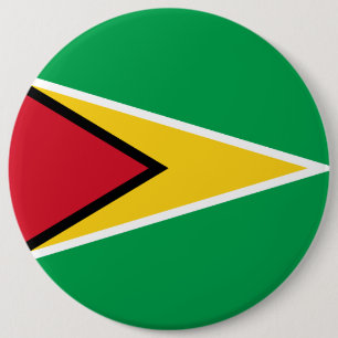 Guyana Guyanese vlag Independence Caribbean Ronde Button 6,0 Cm