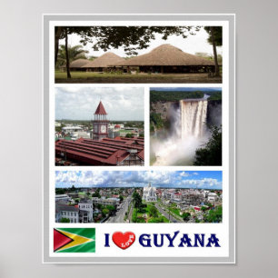 Guyana - I Love - Poster