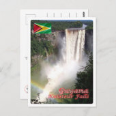 Guyana - Kaieteur Herfsten - Briefkaart (Voorkant / Achterkant)